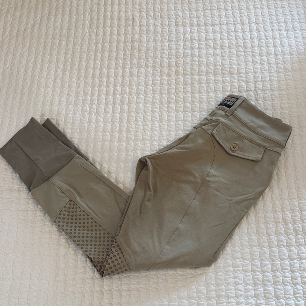 For Horses Riding Breeches. Size IT 40. Tan.